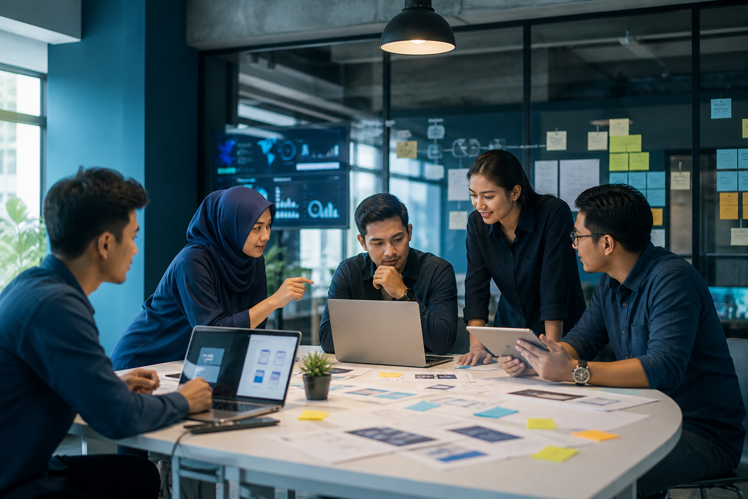 Tim teknologi lintas perspektif berkolaborasi mengembangkan solusi digital Bragam